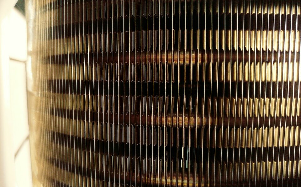 A close up image of a radiator