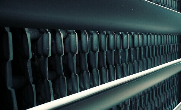 A close up image of a radiator